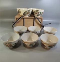 茶道具 清水焼 仁清写 数茶碗 9客 共箱 美品 茶道具 清水焼 仁清写 数茶碗 9客 共箱 美品 - メルカリ