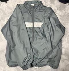 adidas】くすみブルー ナイロンジャケット 切り替えライン 90s〜Y2K 