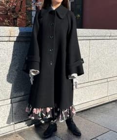 INGEBORG インゲボルグ ローズプリント使いロングコート - メルカリ