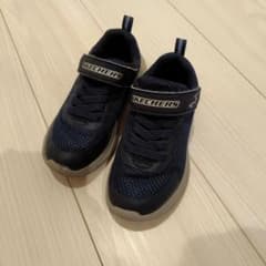 SKECHERS キッズスニーカー 19cm ネイビーのサムネイル