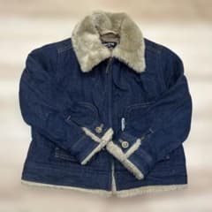 COMME CA ISM キッズ デニムジャケット ボア 100Aのサムネイル