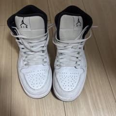 NIKE AIR JORDAN 1 MID ホワイト ブラック 25㎝のサムネイル