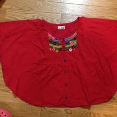 チチカカ 刺繍 ポンチョのサムネイル