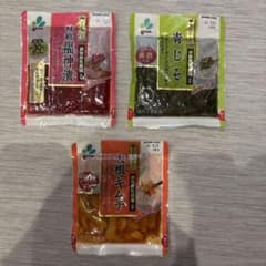 しんしん　食彩ぷらす 漬物3種セット 福神漬 青じそ 大根キムチのサムネイル
