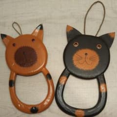 猫タオルかけのサムネイル