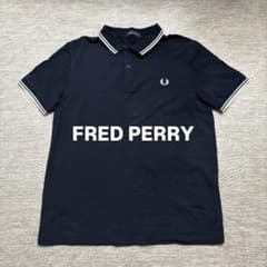 FRED PERRY ネイビー ポロシャツのサムネイル
