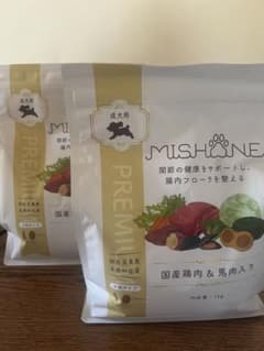 MISHONE ドッグフード 1kg×2袋セット 成犬用 - メルカリ