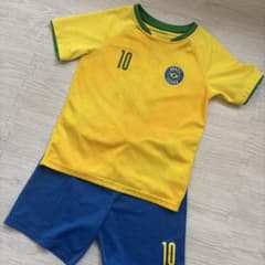 H&M サッカー　ブラジル代表風ユニフォームのサムネイル