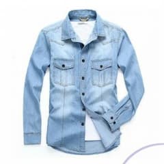 メンズ薄手デニムシャツ美品☆のサムネイル