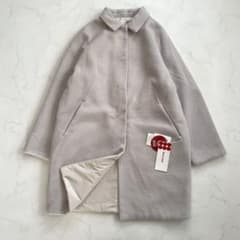 新品　ドゥクラッセ　カシミヤ混　リバーシブルマジカルサーモコート　M グレージュ 新品 ドゥクラッセ カシミヤ混 リバーシブルマジカルサーモコート M