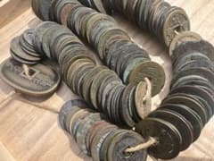 古銭色々 清朝銭 中国古錢 乾隆 康熙 雍正 道光 嘉慶通寶など 約900g