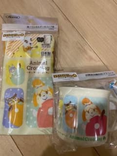 どうぶつの森コップ、コップ袋 新品のサムネイル