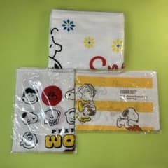 PEANUTS スヌーピー 手ぬぐい２枚➕タオル１枚の３セットのサムネイル