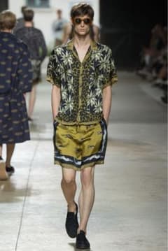 DRIES VAN NOTEN 16SS パームツリー柄　シャツ　アロハ　総柄 DRIES VAN NOTEN 16SS パームツリー柄 シャツ アロハ 総柄 - メルカリ