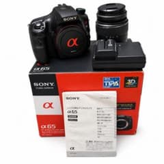 動作確認済み】SONY α65 / レンズ付き - メルカリ