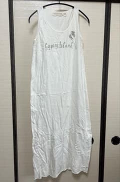 goa ゴア ロゴプリント ノースリーブ　ロングワンピースのサムネイル
