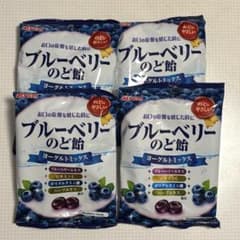 ブルーベリーのど飴 ヨーグルトミックス 4点のサムネイル