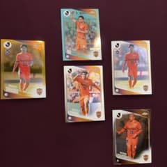清水エスパルス Topps Chrome トレーディングカード 5枚セットのサムネイル