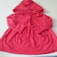 BabyGAP80cmピンク系チュニックワンピのサムネイル