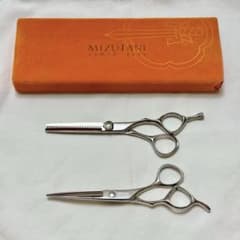 ミズタニ シザー セニング 2本セット 美容師 国家試験 美容学生 ミズタニ シザー 2本セット 美容師 国家試験 練習用 美容学生 - メルカリ