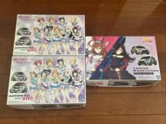 1/24痛車『ラブライブWRX』×2、『ウマ娘ランエボ』プラモデル計3台