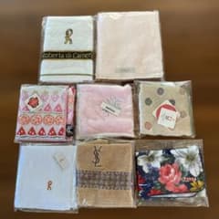 ブランドタオルハンカチ 8枚セット まとめ売り - メルカリ