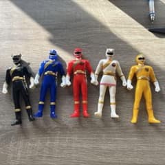 百獣戦隊ガオレンジャー ソフビ5体セット 12センチ - メルカリ