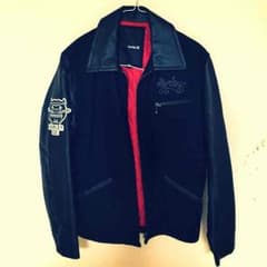 hurley パンサー レザー ジャケット ライダース 袖レザーのサムネイル
