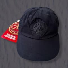 【超希少】未使用 90s マルボロ レザーベルトストラップキャップ 黒赤 企業物のサムネイル
