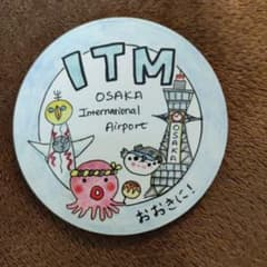 ITM ANA 機内配布 シール ステッカーのサムネイル