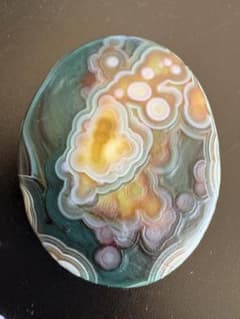 ❤️ 買い得 超綺麗 48g 大きめ✳多彩 ゴビ瑪瑙 ゴビアゲート 天眼