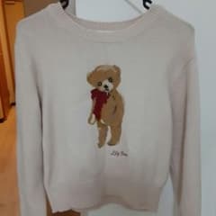 LilyBrown リリーブラウン ニット ピンク リリーベアのサムネイル