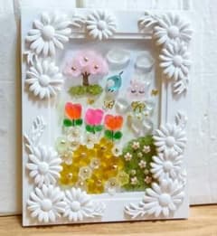 春のお花畑♡＊シーグラスアート - メルカリ