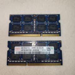 Hynix DDR3 PC3-10600S 4GB×2枚のサムネイル