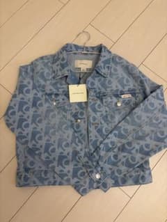 新品Calvin Klein NewJeans 総柄 デニムジャケット 限定 - メルカリ