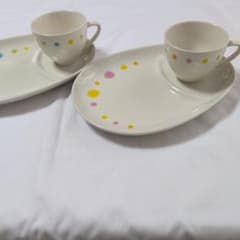 ティーカップ＆ソーサー 4客セット ドット柄のサムネイル