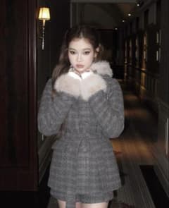 andwang Twinkle Button Tweed Coat 限定　コートのサムネイル
