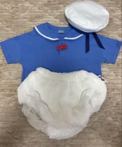 ディズニー公式　ドナルドパンツ　futafuta セーラー　80 三点セットのサムネイル