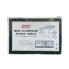 希少 廃盤品】Coleman ミニ アルミニウム ピクニックテーブル - メルカリ