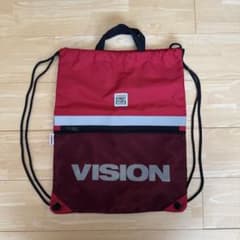 VISION STREET WEAR ナップサック レッドのサムネイル