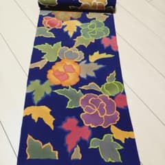 壽光織　反物　長期保管品 壽光織 濃紺 反物 長期保管品 - メルカリ