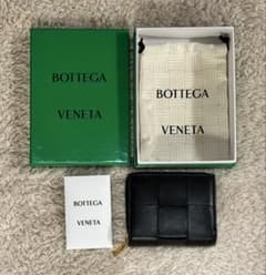 BOTTEGA VENETA スモールカセット二つ折りファスナーウォレットのサムネイル
