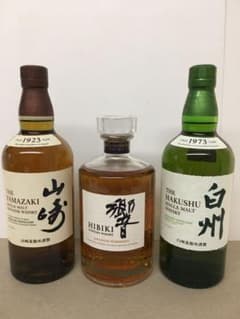 サントリーウイスキー 響・山崎・白州700ml 3本のサムネイル