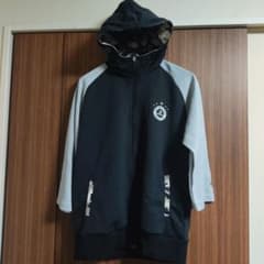 Desporte フード付きジャージ 黒/グレーのサムネイル