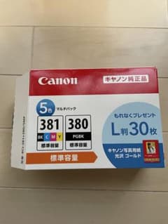 【未使用】Canon インクカートリッジ　純正品　BCL-381+380/5MPのサムネイル