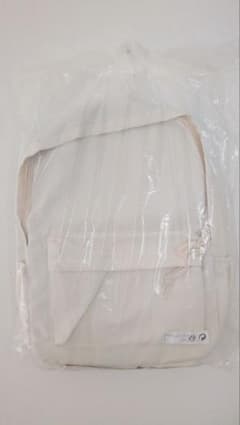 新品 無地 リュック ホワイトのサムネイル