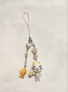 ねこさんストラップ　チャーム　キーホルダーのサムネイル