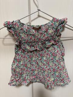Studio mini キッズ 半袖ブラウス 花柄 フリルのサムネイル