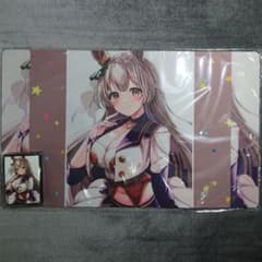 α1 ウマ娘 水着&ピース&ピース アーモンドアイ スリーブ&プレイマット α1 ウマ娘 水着&ピース&ピース アーモンドアイ スリーブ&プレイ