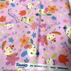 ウサハナ シーチング生地 53x114cmサンリオ 平成レトロのサムネイル
